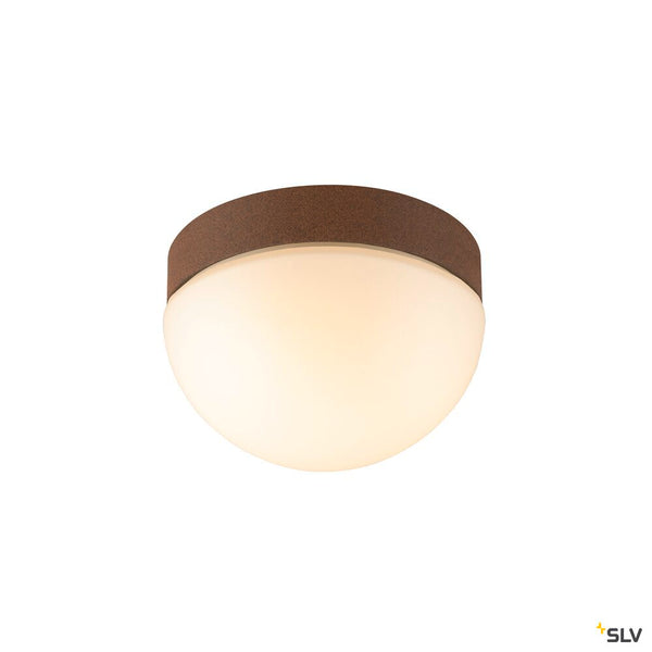 SLV CYFT DOME, wall- and ceiling-mounted light, 2700/3000/4000 K, 6.5 W, PHASE, black / milky 1008944