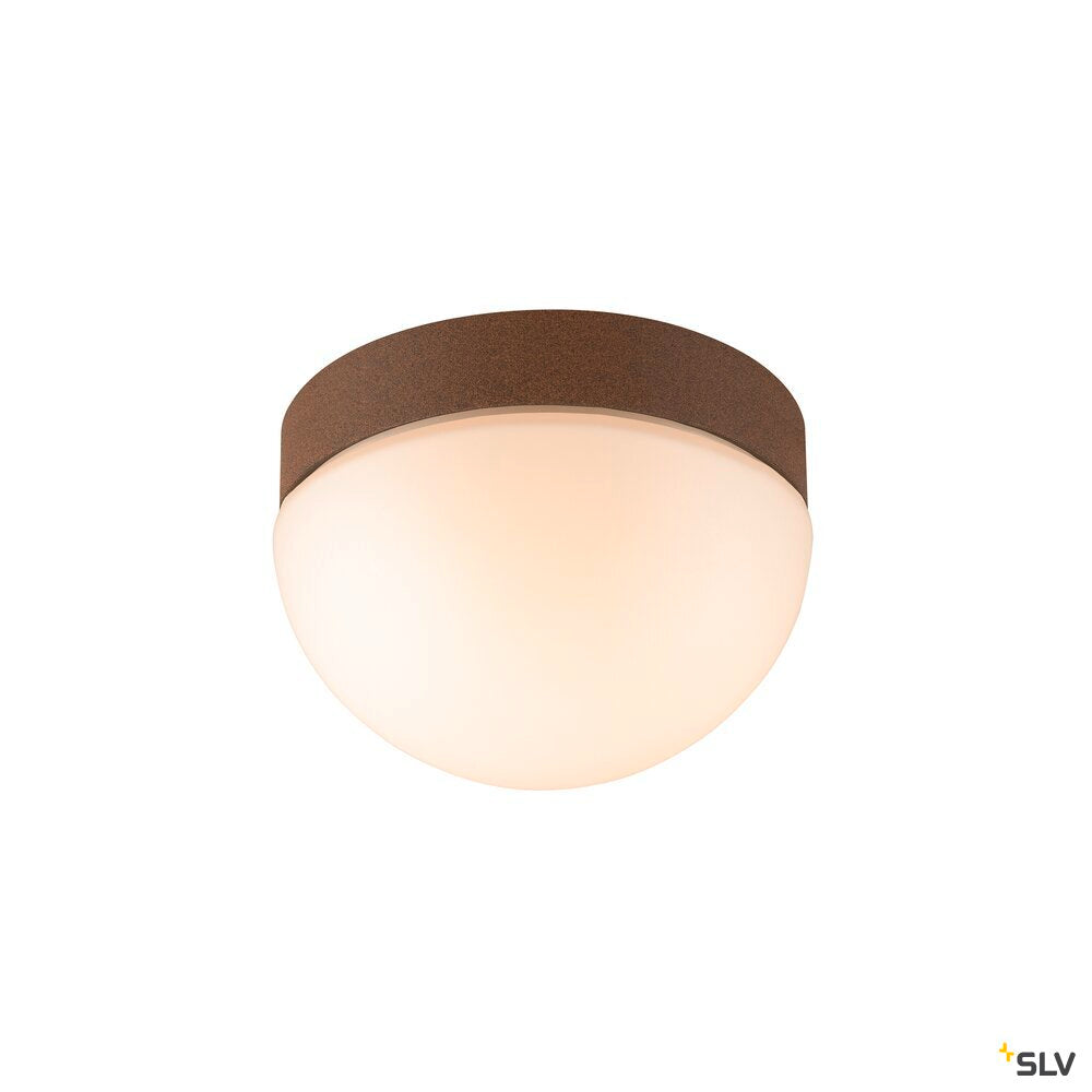 SLV CYFT DOME, wall- and ceiling-mounted light, 2700/3000/4000 K, 6.5 W, PHASE, black / milky 1008944