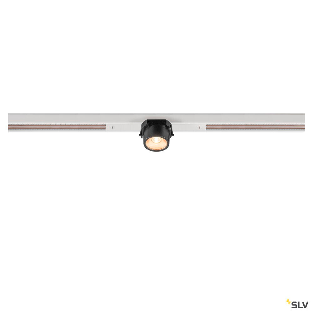 SLV FIX-IT!, 48V, DALI, Round, Standard track, Spot, 2700K, 6.6 W, 36°, White/Black 1008945