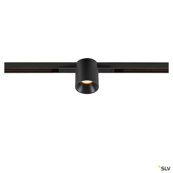 SLV FIX-IT!, 48V, DALI, Round, Standard track, Spot, 2700K, 6.6 W, 36°, Black/Black 1008946