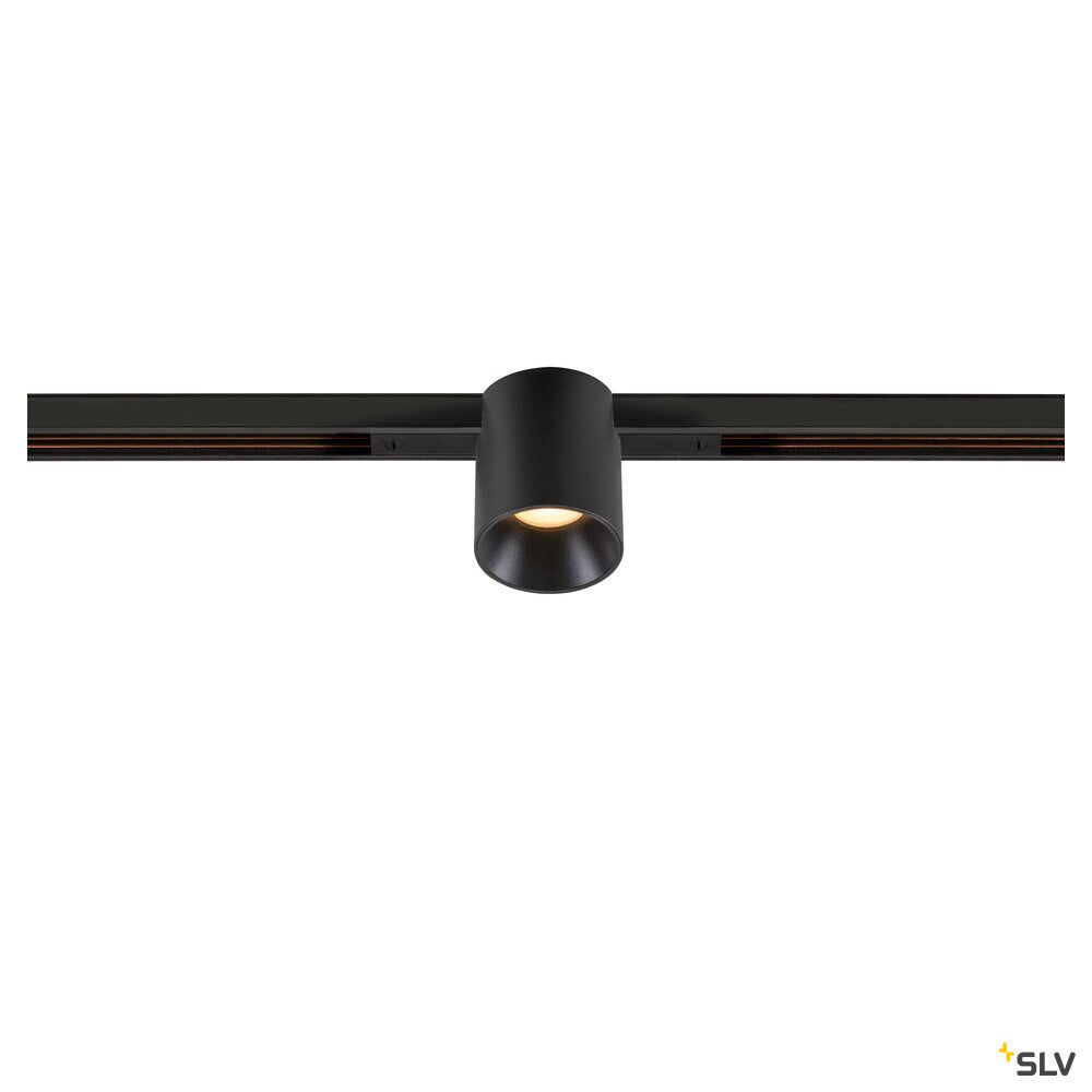 SLV FIX-IT!, 48V, DALI, Round, Standard track, Spot, 2000-3000K, 7.4 W, 36°, Black/Black 1008954