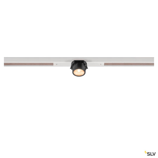 SLV FIX-IT!, 48V, DALI, Square, Standard track, Spot, 2700K, 6.6 W, 36°, White/Black 1008969