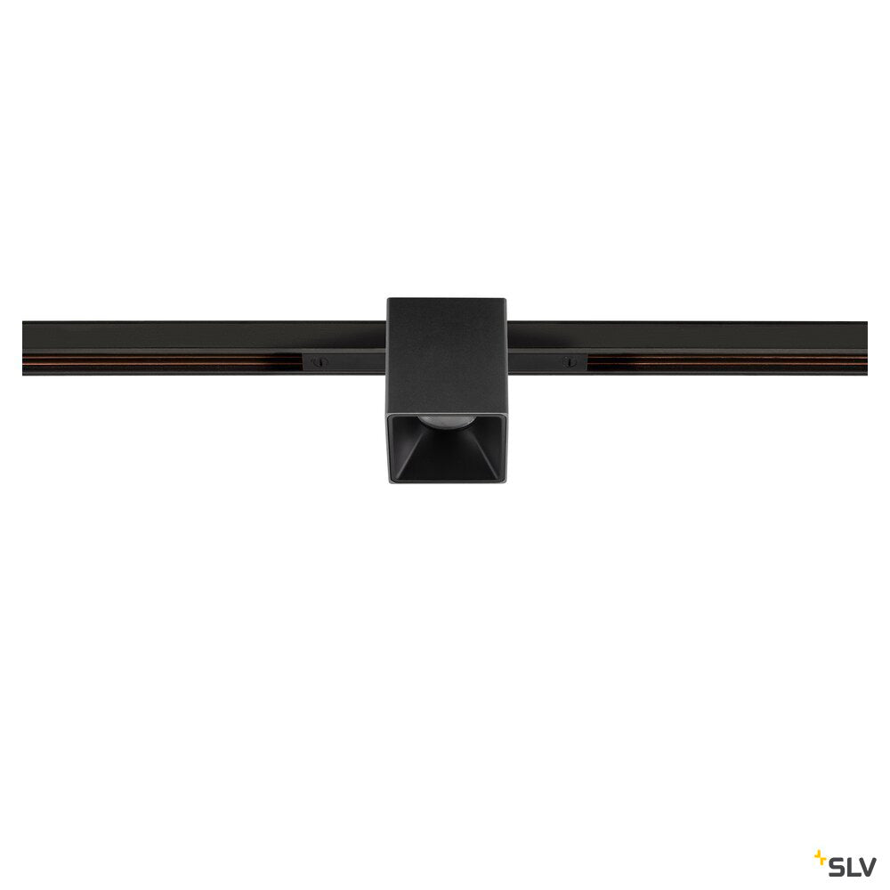 SLV FIX-IT!, 48V, DALI, Square, Standard track, Spot, 2700K, 6.6 W, 36°, Black/Black 1008970