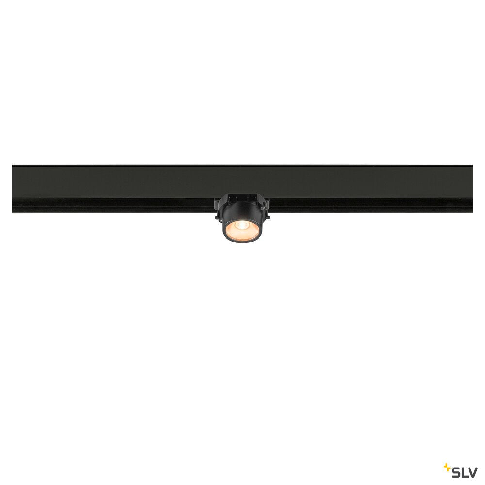 SLV FIX-IT!, 48V, DALI, Square, Surface mounted track, Spot, 2700K, 6.6 W, 36°, Gold/Black 1008983