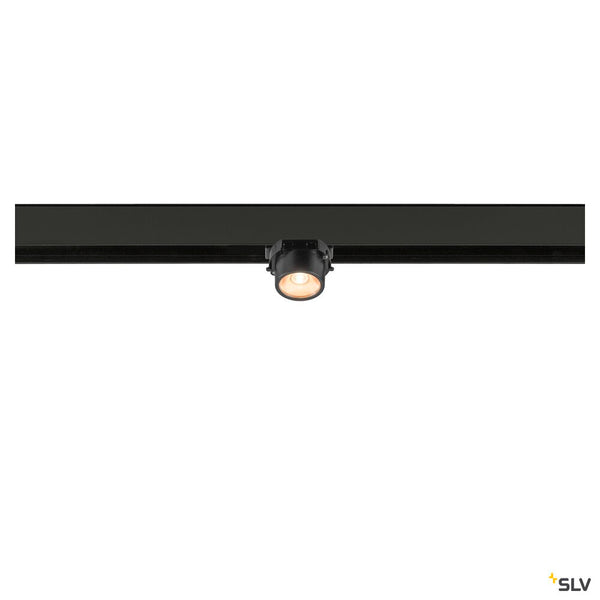 SLV FIX-IT!, 48V, DALI, Square, Surface mounted track, Spot, 2700K, 6.6 W, 36°, Gold/Black 1008983