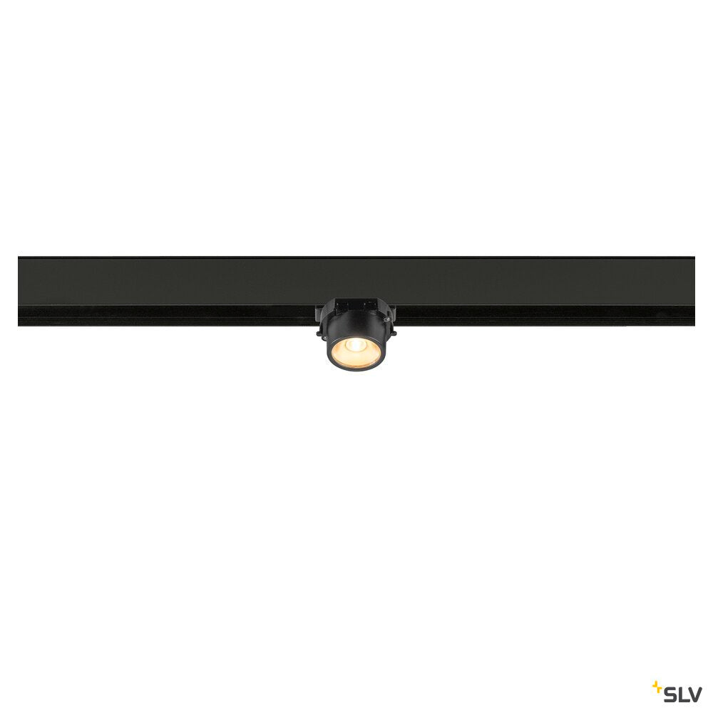 SLV FIX-IT!, 48V, DALI, Square, Surface mounted track, Spot, 3000K, 6.6 W, 36°, Bronze/Black 1008988