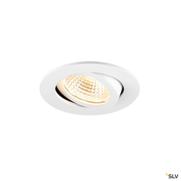 SLV NEW TRIA® 68, recessed ceiling light, PHASE, AIRTIGHT, round, 3000 K, 7.5 W, white 1009022