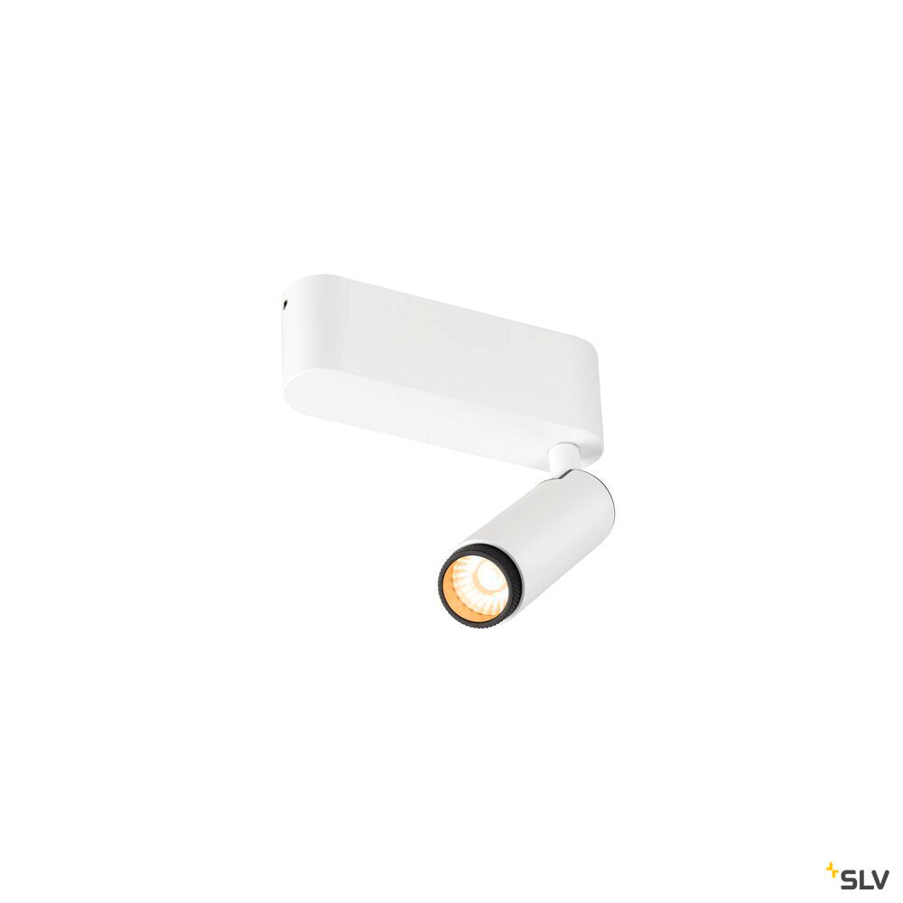 SLV GRIP! S, Ceiling-mounted light, single, PHASE, 2700K, 11W, 29°, white / black 1009036