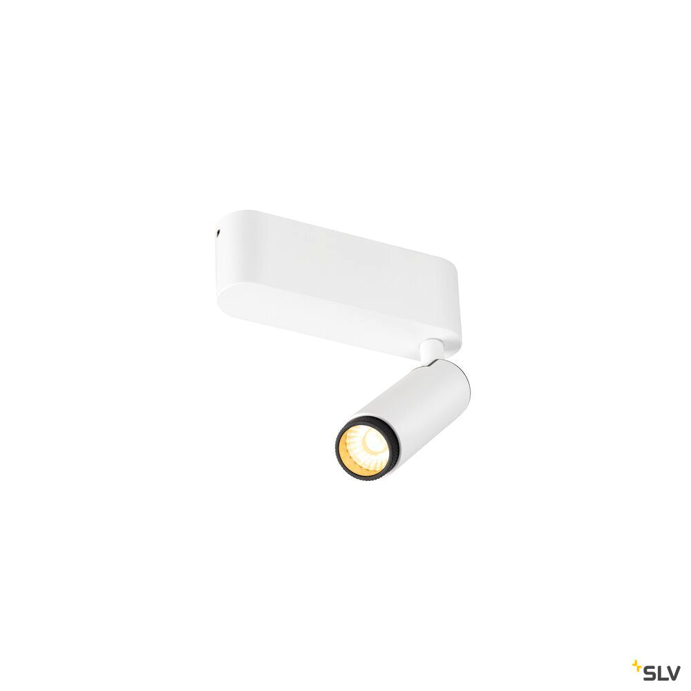 SLV GRIP! S, Ceiling-mounted light, single, PHASE, 3000K, 11W, 29°, white / black 1009037