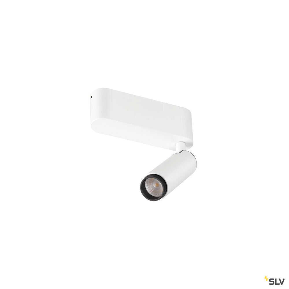 SLV GRIP! S, Ceiling-mounted light, single, PHASE, 3000K, 11W, 29°, white / black 1009037