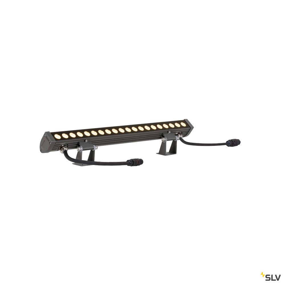 SLV GALEN PRO 60, wall-mounted light, 3000 K, 20 W, DALI 2, touch, 54°, anthracite 1009107