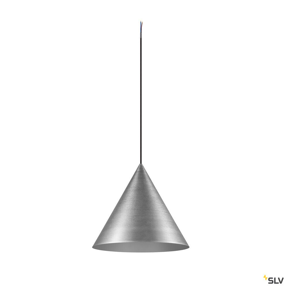 SLV MAGICO 38, pendant light, E27, pendant length 180 cm, 1 x max. 10 W, aluminium 1009136