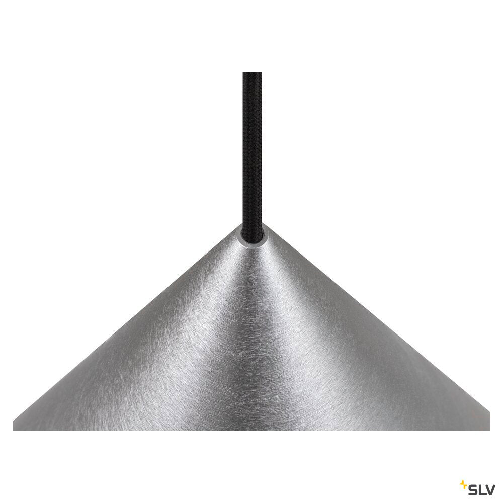 SLV MAGICO 38, pendant light, E27, pendant length 180 cm, 1 x max. 10 W, aluminium 1009136
