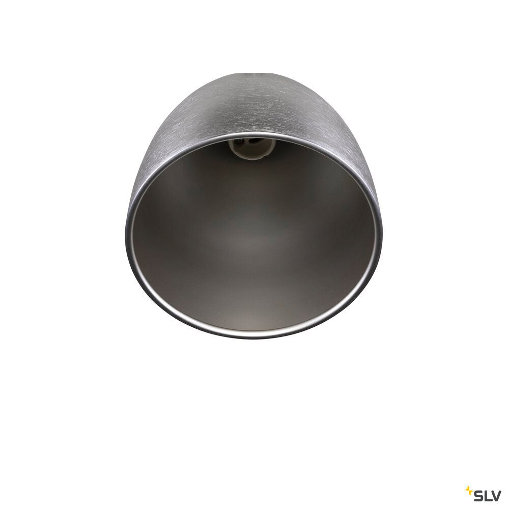SLV PARA CONE 14, pendant light for 1-phase system, GU10, aluminium 1009140