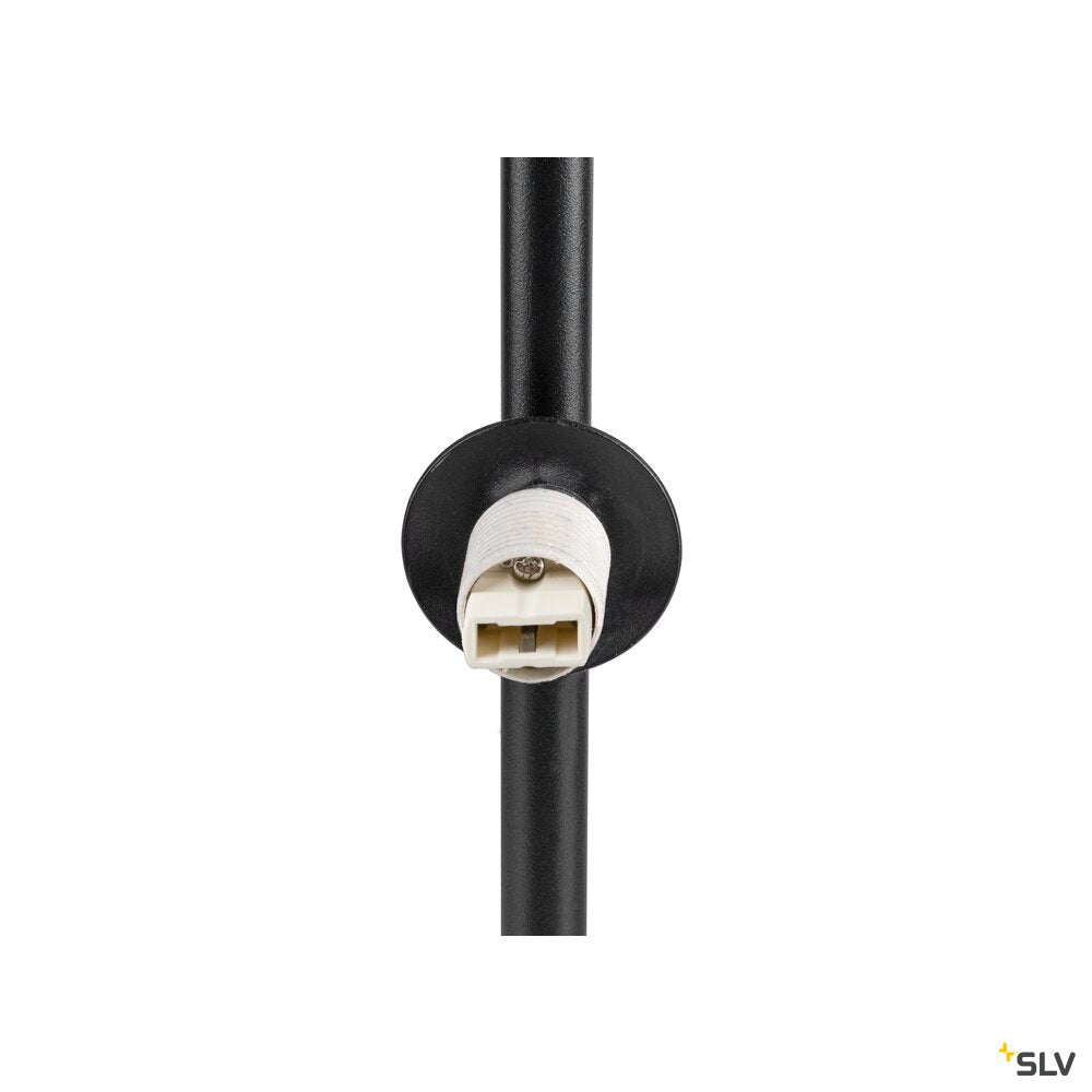 SLV SUN FL, G9, free-standing lamp, round, 1 x max. 5 W, IP20, black 1009142
