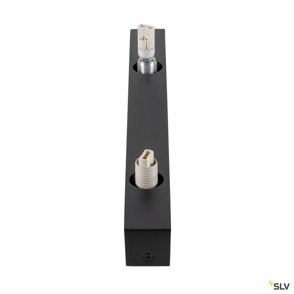 SLV SUN WL, double, G9, wall-mounted light, round, 2 x max. 5 W, IP20, black 1009145