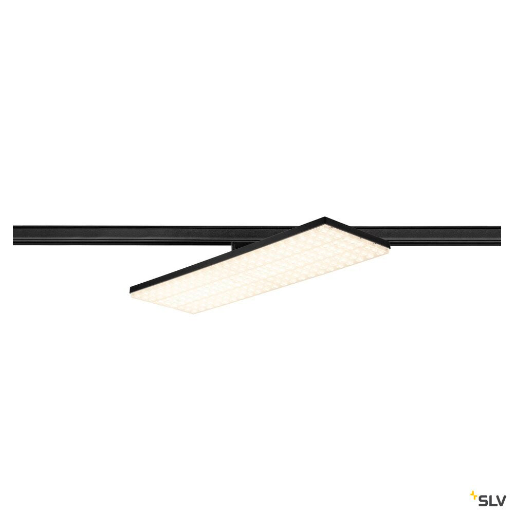 SLV SIGHT PANEL, 3~ spot, DALI, rectangular, 3000K, 65W, 70°, black 1009150