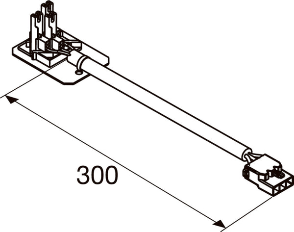 SLV RETRO, CON 3P001 Connector 3-pin plug 1009195
