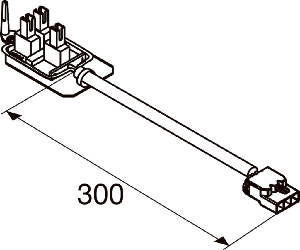 SLV RETRO, CON 3P004 Connector 3-pin plug 1009198