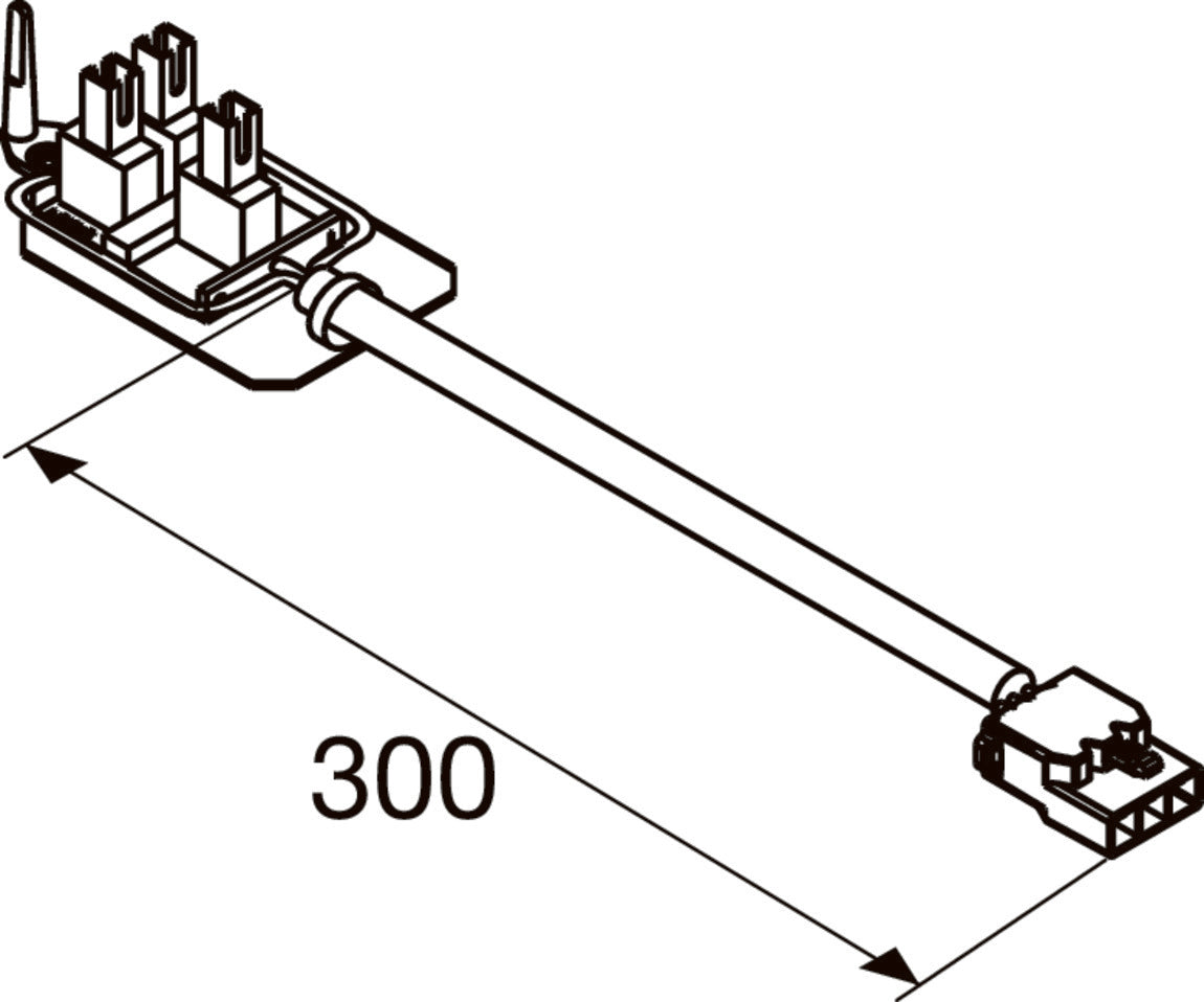 SLV RETRO, CON 3P004 Connector 3-pin plug 1009198