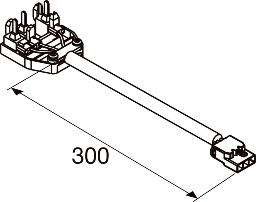 SLV RETRO, CON 3P006 Connector 3-pin plug 1009200