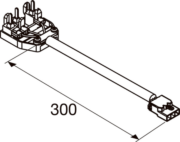 SLV RETRO, CON 3P006 Connector 3-pin plug 1009200