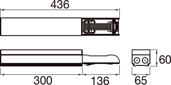 SLV EASYLIGHT, FOB 300 5 25 WH Feed out Box 300mm, 5 pole, 2.5mm2 1009232