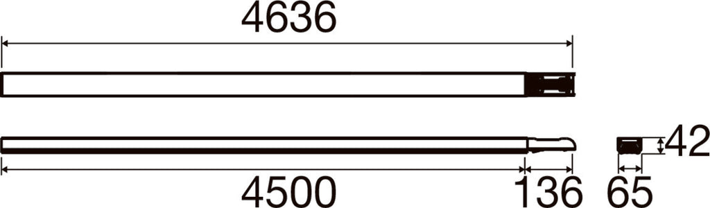 SLV EASYLIGHT, BC 4500 7 25 WH Blind Cover 4500mm, 7 pole, 2.5mm2 1009239