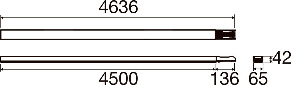 SLV EASYLIGHT, BC 4500 7 25 WH Blind Cover 4500mm, 7 pole, 2.5mm2 1009239