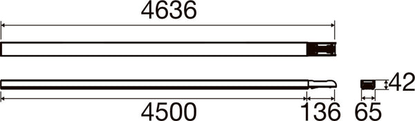 SLV EASYLIGHT, BC 4500 7 25 WH Blind Cover 4500mm, 7 pole, 2.5mm2 1009239