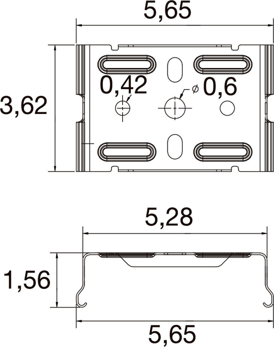 SLV EASYLIGHT, SCF M6 Surface ceiling fix M6 1009244