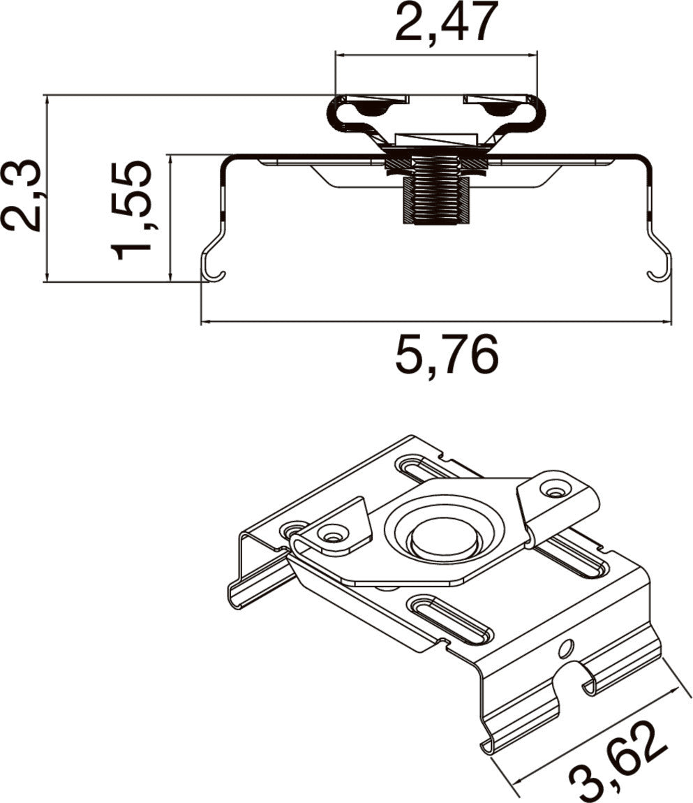 SLV EASYLIGHT, STM Surface Track mounted 1009246