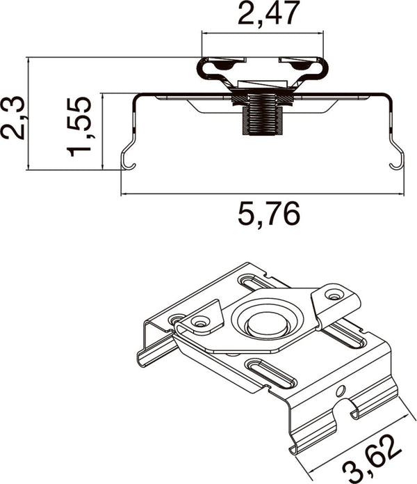 SLV EASYLIGHT, STM Surface Track mounted 1009246