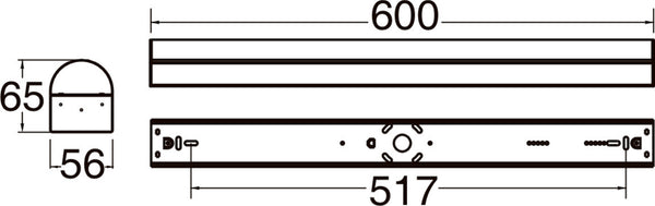 SLV BATTEN P 600 28, 830/840/850 WH 1009251