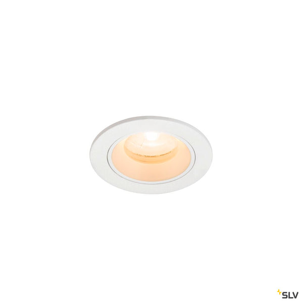 SLV NUMINOS® XS, Recessed ceiling light, 2700 K, 20°, IP20, round, white 1009281
