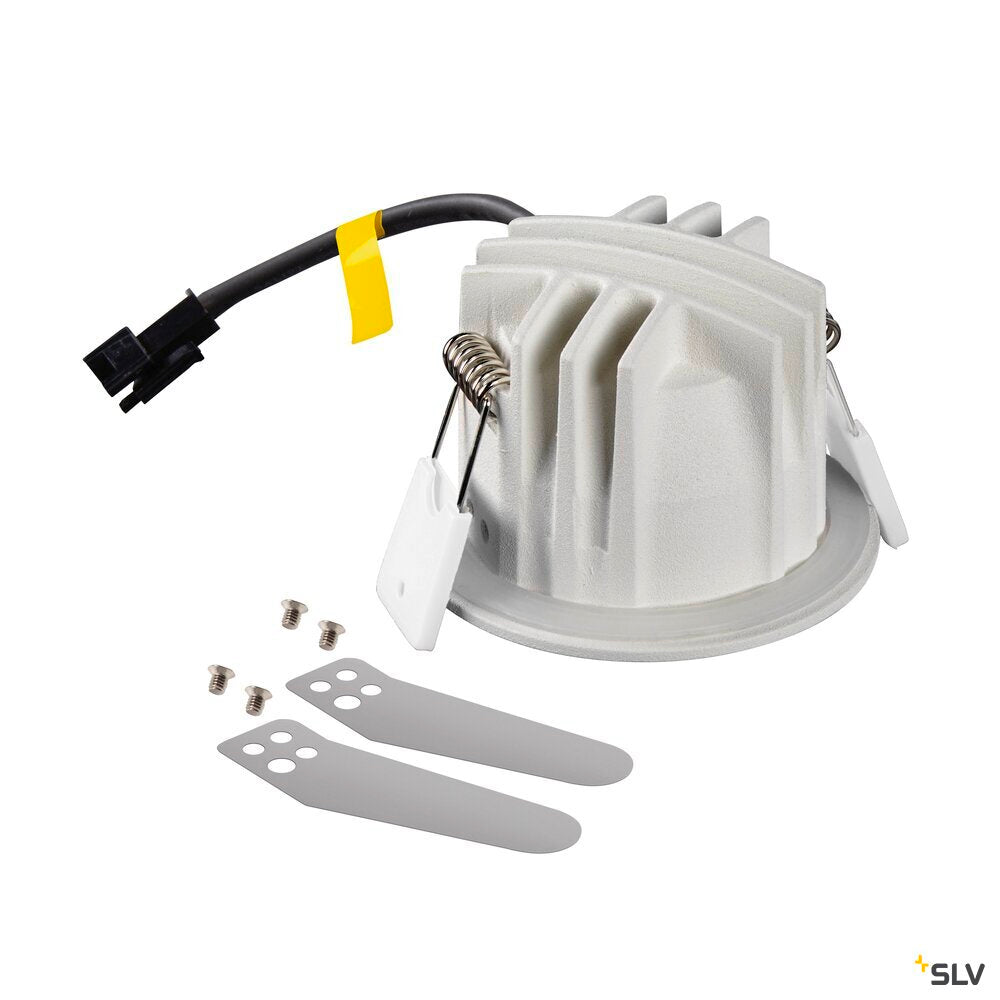 SLV NUMINOS® XS, Recessed ceiling light, 4000 K, 55°, IP20, round, white 1009323