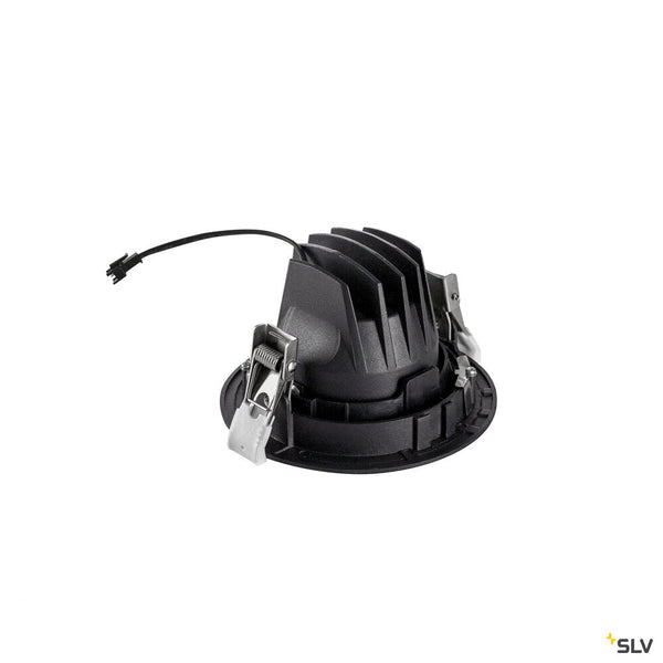 SLV NUMINOS® MOVE XS, Recessed ceiling light, 2700 K, 55°, IP20, round, black / white 1009332