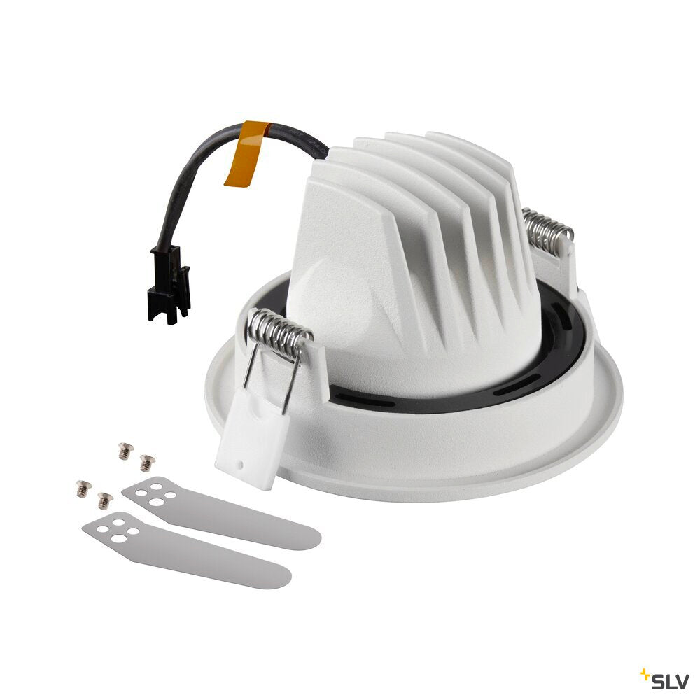 SLV NUMINOS® MOVE S, Recessed ceiling light, 2700 K, 40°, IP20, round, white 1009500