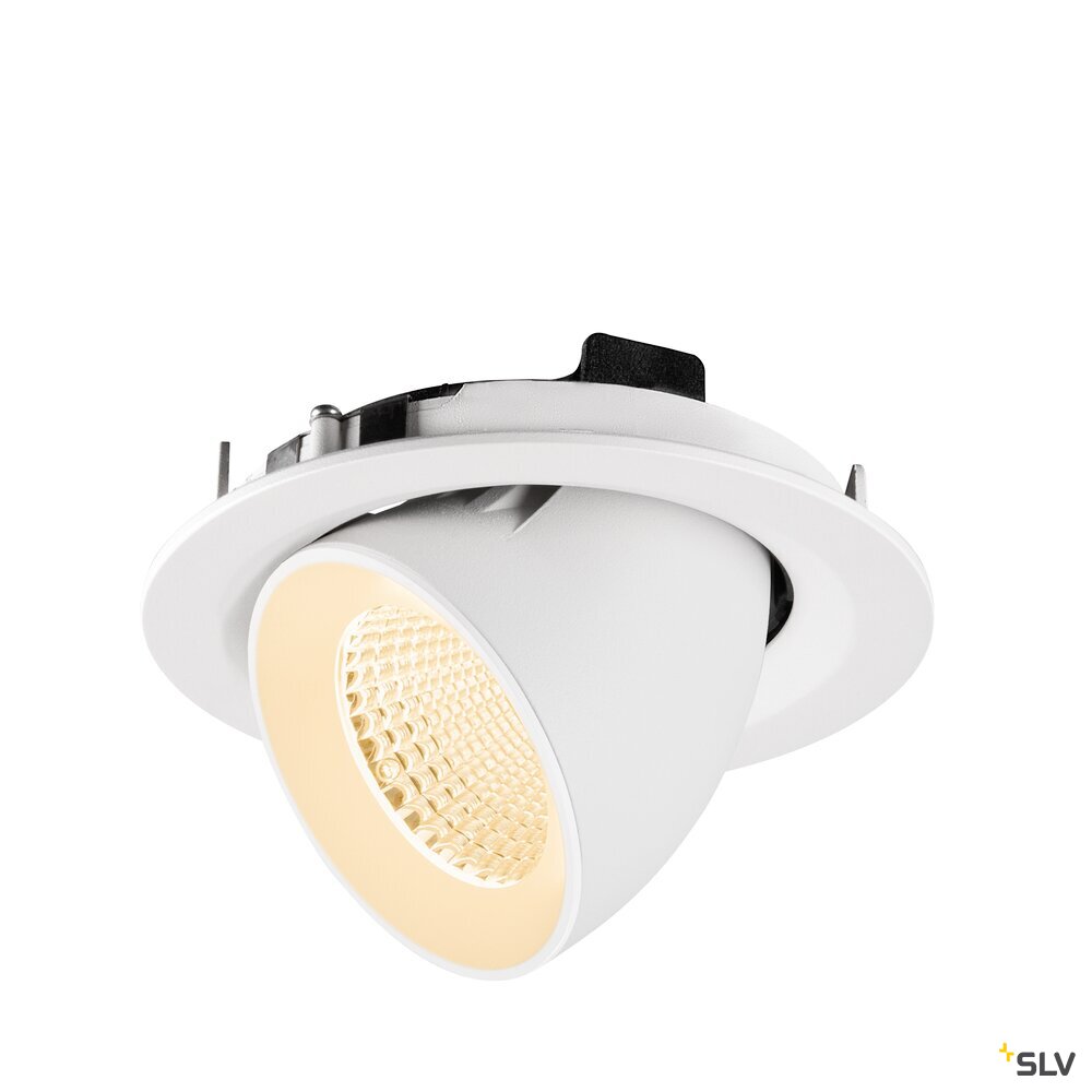 SLV NUMINOS® GIMBLE M, Recessed ceiling light, 2700 K, 40°, white 1009554