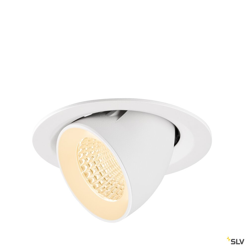 SLV NUMINOS® GIMBLE M, Recessed ceiling light, 2700 K, 55°, white 1009557