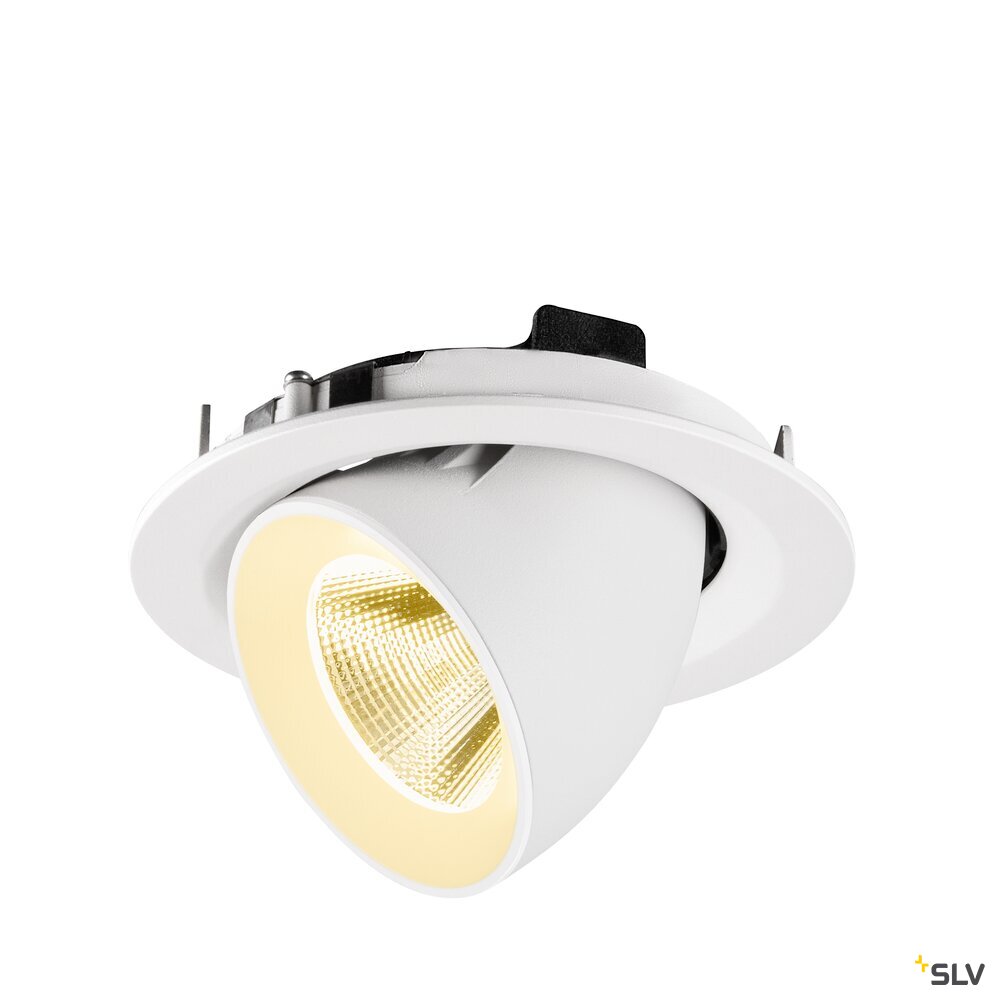 SLV NUMINOS® GIMBLE M, Recessed ceiling light, 3000 K, 20°, white 1009569