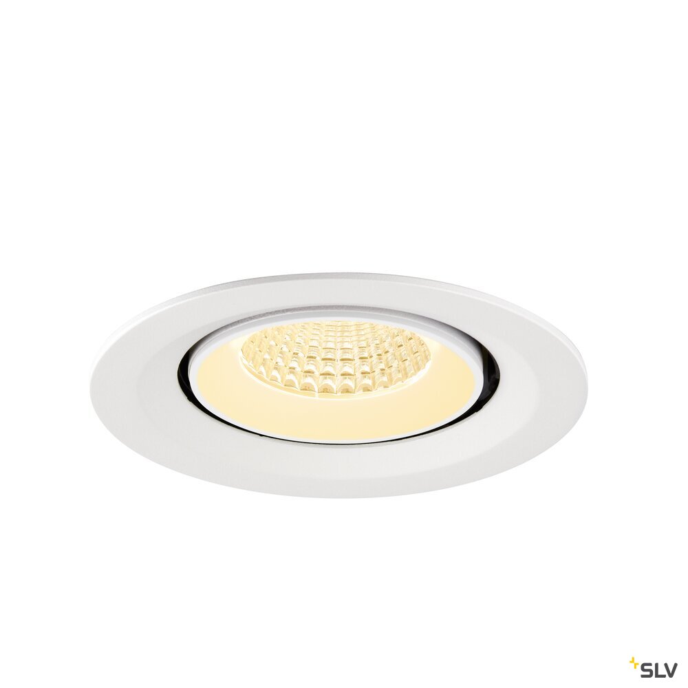 SLV NUMINOS® GIMBLE M, Recessed ceiling light, 3000 K, 55°, white 1009575