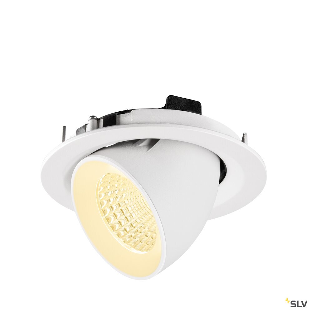 SLV NUMINOS® GIMBLE M, Recessed ceiling light, 3000 K, 55°, white 1009575