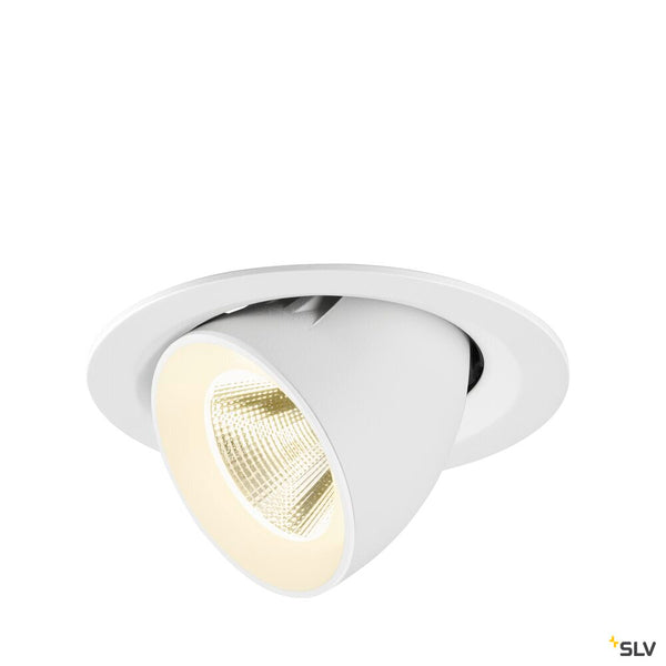 SLV NUMINOS® GIMBLE M, Recessed ceiling light, 4000 K, 20°, white 1009587