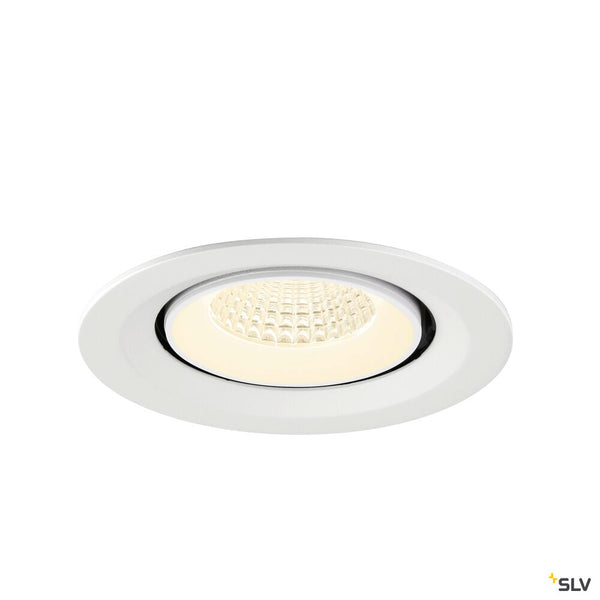 SLV NUMINOS® GIMBLE M, Recessed ceiling light, 4000 K, 55°, white 1009593