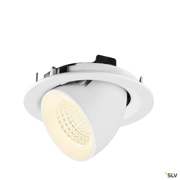 SLV NUMINOS® GIMBLE M, Recessed ceiling light, 4000 K, 55°, white 1009593