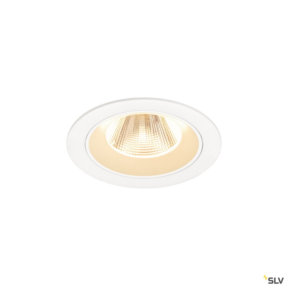 SLV NUMINOS® M, Recessed ceiling light, 2700 K, 20°, IP20, round, white 1009605