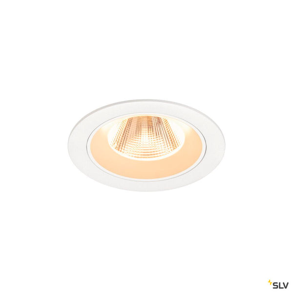 SLV NUMINOS® M, Recessed ceiling light, 2700 K, 20°, IP20, round, white 1009605