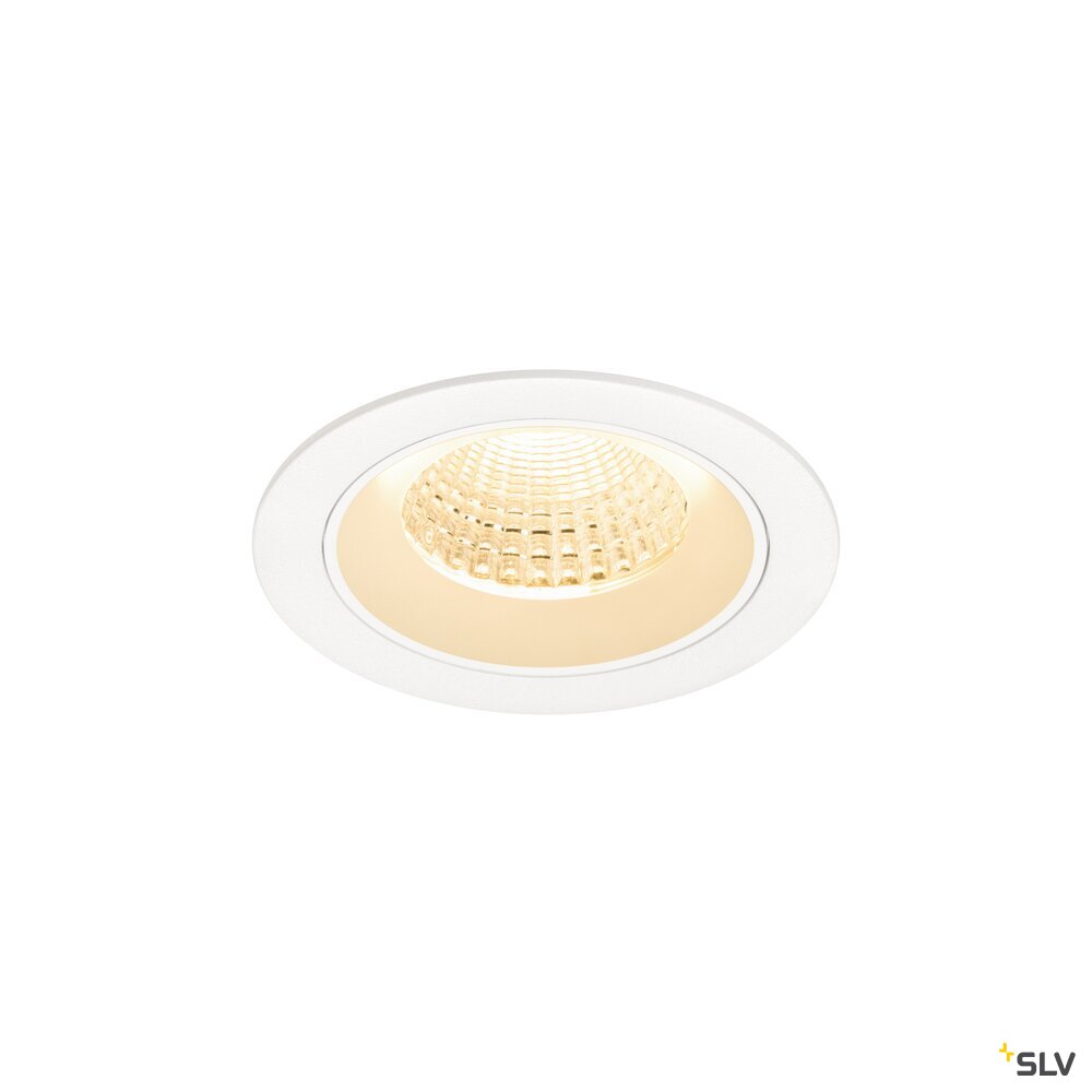 SLV NUMINOS® M, Recessed ceiling light, 2700 K, 55°, IP20, round, white 1009611