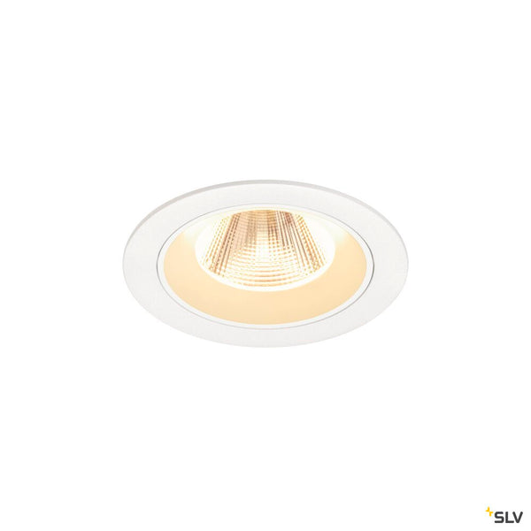 SLV NUMINOS® M, Recessed ceiling light, 3000 K, 20°, IP20, round, white 1009623